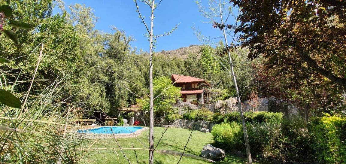 San José de Maipo Casa De Montana Inmersa En Bosque Nativo المظهر الخارجي الصورة